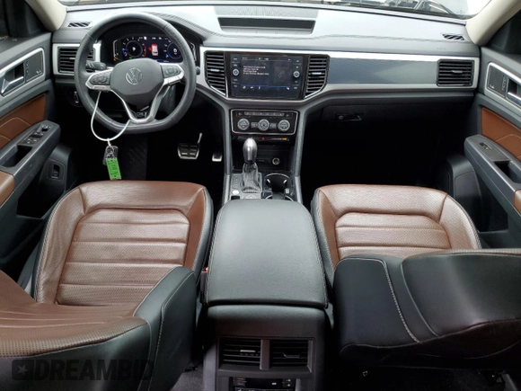 2022 Volkswagen Atlas SEL Premium R-Line with VIN 1V2FR2CA5NC522076, listed as a Copart auction lot 55854025 with 39,494 mi miles and Salvage title. Bid and sale history available at DreamBid. Image 8.