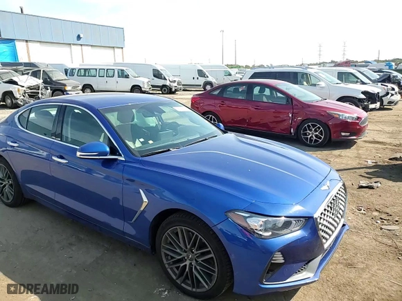 2019 Genesis G70 2.0T Advanced with VIN KMTG64LA3KU030227, listed as a Copart auction lot 75697324 with 79,926 mi miles and Non Repairable. Bid and sale history available at carsss.com. Image 11.