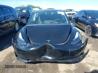 2023 Tesla Model 3 with VIN 5YJ3E1EA2PF482536, listed as a IAAI auction lot 41858110 with 6,298 mi miles. Bid and sale history available at carsss.com. Image 12.