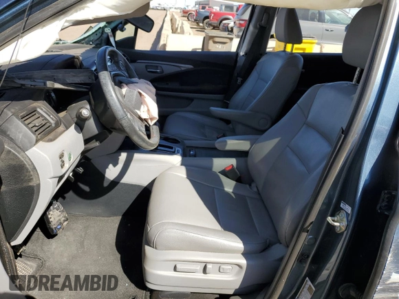 2016 Honda Pilot EX-L with VIN 5FNYF6H5XGB069066, listed as a Copart auction lot 49676225 with 78,283 mi miles and Salvage Title. Bid and sale history available at DreamBid. Image 7.