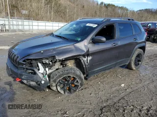 2017 Jeep Cherokee Trailhawk L Plus with VIN 1C4PJMBS7HD226882, listed as a Copart auction lot 46322085 with 86,931 mi miles and Salvage title. Bid and sale history available at DreamBid. Image 1.