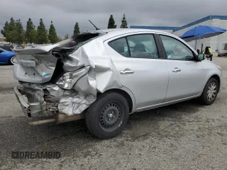 2015 Nissan Versa SV with VIN 3N1CN7APXFL852437, listed as a Copart auction lot 55702425 with 100,021 mi miles and Salvage title. Bid and sale history available at DreamBid. Image 3.