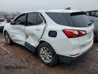 2019 Chevrolet Equinox LT z VIN 2GNAXUEV1K6228165, wystawiony jako Copart lot #45096004 z przebiegiem 81 592 mil mil oraz Szkoda całkowita • Salvage title. Historia ofert i sprzedaży dostępna na DreamBid. Obrazek 2.