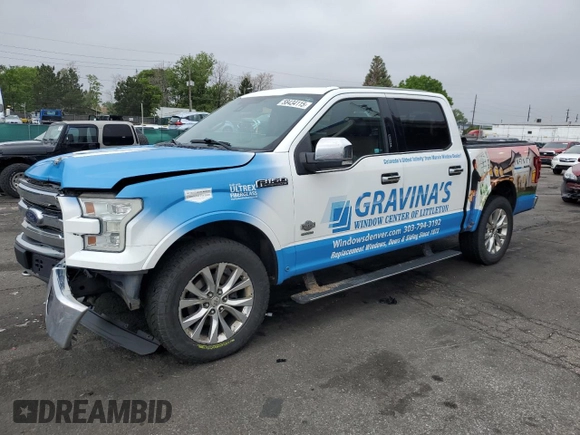 2015 Ford F-150 XLT with VIN 1FTEW1EG3FFA56276, listed as a Copart auction lot 58434115 with 200,208 mi miles and Salvage title. Bid and sale history available at DreamBid. Image 1.