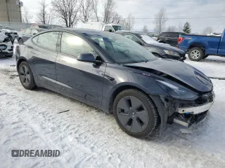 2023 Tesla Model 3 with VIN 5YJ3E1EA7PF417200, listed as a Copart auction lot 46475995 with 85,873 mi miles and Salvage Title. Bid and sale history available at DreamBid. Image 4.
