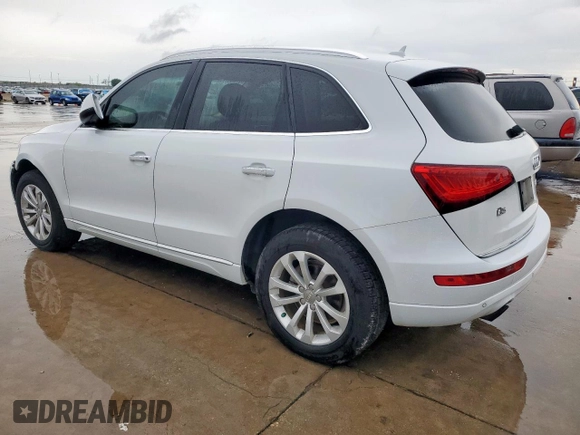 2015 Audi Q5 Premium Plus with VIN WA1LFAFP8FA059574, listed as a Copart auction lot 60562265 with 104,340 mi miles and Salvage title. Bid and sale history available at DreamBid. Image 2.