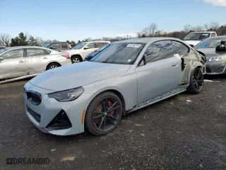 2024 BMW 2 Series M240i xDrive with VIN 3MW53CM06R8E80294, listed as a Copart auction lot 82338274 with 0 mi miles and Salvage Title. Bid and sale history available at carsss.com. Image 1.