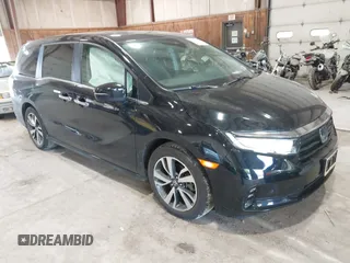 2021 Honda Odyssey Touring z VIN 5FNRL6H83MB028264, wystawiony jako IAAI lot #42206204 z przebiegiem 45 332 mil mil oraz . Historia ofert i sprzedaży dostępna na DreamBid. Obrazek 1.