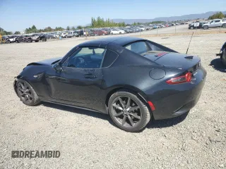 2018 Mazda MX-5 Miata RF Grand Touring with VIN JM1NDAM76J0201992, listed as a Copart auction lot 65407554 with 69,120 mi miles and Salvage Title. Bid and sale history available at carsss.com. Image 2.