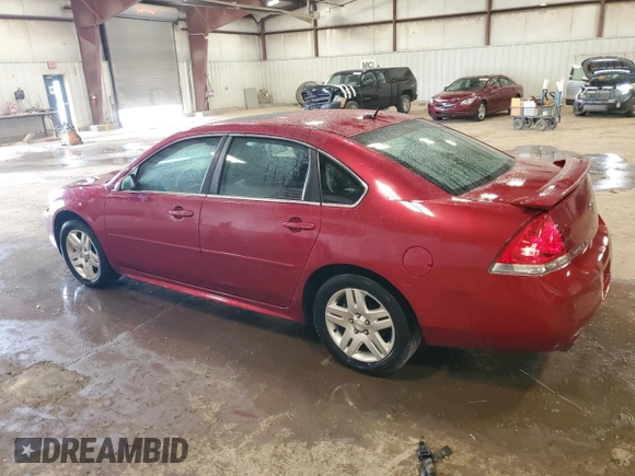 2014 Chevrolet Impala LT with VIN 2G1WB5E36E1156830, listed as a Copart auction lot 52798025 with 160,595 mi miles and Clean Title. Bid and sale history available at DreamBid. Image 2.