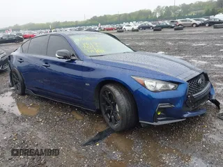 2020 Infiniti Q50 Luxe with VIN JN1EV7AR0LM256443, listed as a IAAI auction lot 42265668 with 80,722 mi miles and . Bid and sale history available at DreamBid. Image 1.