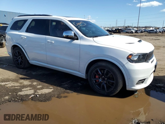 2018 Dodge Durango SRT with VIN 1C4SDJGJ8JC184136, listed as a Copart auction lot 50623225 with Not provided miles and Clean title. Bid and sale history available at DreamBid. Image 4.