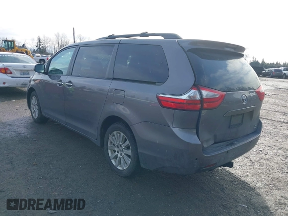 2015 Toyota Sienna Ltd with VIN 5TDDK3DC3FS124321, listed as a IAAI auction lot 41603367 with 120,922 mi miles. Bid and sale history available at carsss.com. Image 3.