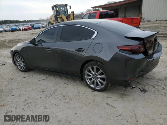 2021 Mazda 3 Preferred with VIN 3MZBPBCM6MM208530, listed as a Copart auction lot 46861595 with 37,599 mi miles and Salvage Title. Bid and sale history available at DreamBid. Image 2.