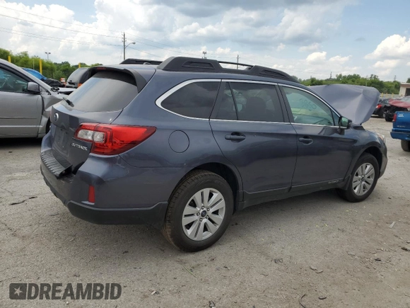 2015 Subaru Outback Premium with VIN 4S4BSBFC0F3323886, listed as a Copart auction lot 61838165 with Not provided miles and Salvage title. Bid and sale history available at DreamBid. Image 3.