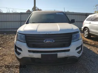 2016 Ford Utility Police Interceptor with VIN 1FM5K8AR9GGB81463, listed as a Copart auction lot 76627934 with 76,851 mi miles and Clean Title. Bid and sale history available at carsss.com. Image 5.