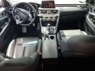 2019 Genesis G70 Sport with VIN KMTG24LA6KU034865, listed as a Copart auction lot 55304455 with 57,087 mi miles and Non repairable. Bid and sale history available at DreamBid. Image 8.