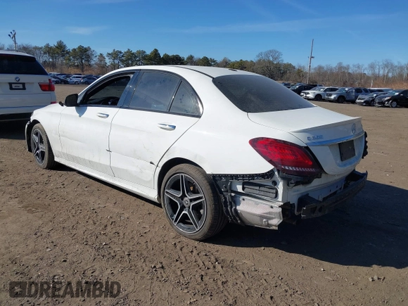2019 Mercedes-Benz C 300 with VIN WDDWF8EB9KR514368, listed as a IAAI auction lot 41706039 with 71,315 mi miles and . Bid and sale history available at carsss.com. Image 3.
