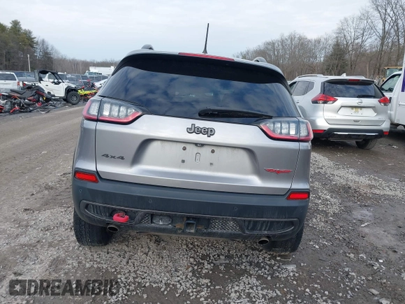2019 Jeep Cherokee Trailhawk with VIN 1C4PJMBX5KD103259, listed as a IAAI auction lot 41704861 with 39,923 mi miles and . Bid and sale history available at DreamBid. Image 16.