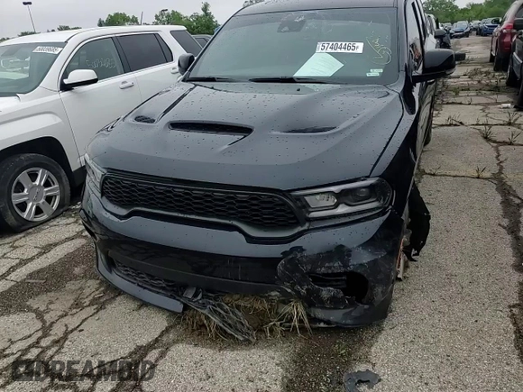 2024 Dodge Durango R/T Premium with VIN 1C4SDJCT7RC183224, listed as a Copart auction lot 57404465 with 13,474 mi miles and Salvage title. Bid and sale history available at DreamBid. Image 14.