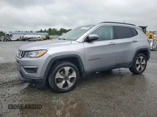 2018 Jeep Compass Latitude with VIN 3C4NJDBB9JT180222, listed as a Copart auction lot 56979395 with 78,262 mi miles and Salvage title. Bid and sale history available at DreamBid. Image 1.