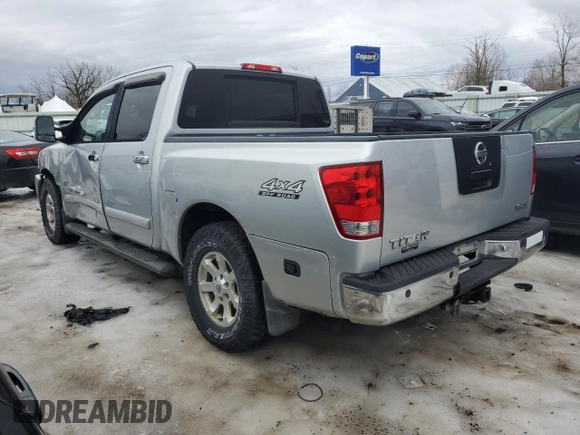 2005 Nissan Titan LE with VIN 1N6AA07B75N502911, listed as a Copart auction lot 47319305 with 208,218 mi miles and Clean Title. Bid and sale history available at carsss.com. Image 2.