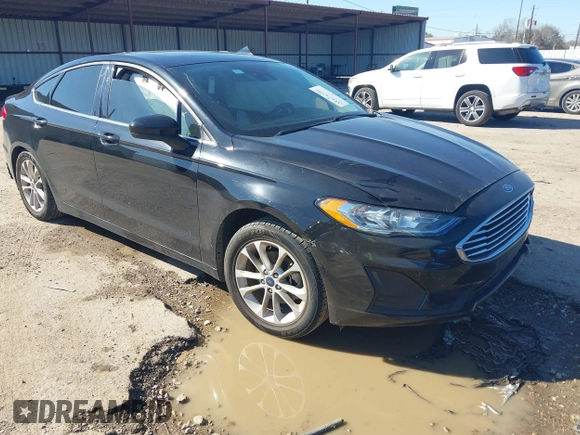 2020 Ford Fusion SE with VIN 3FA6P0HD7LR136178, listed as a IAAI auction lot 41676206 with 56,930 mi miles. Bid and sale history available at carsss.com. Image 1.