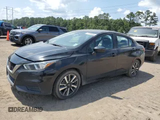 2021 Nissan Versa SV z VIN 3N1CN8EV5ML844306, wystawiony jako Copart lot #57055365 z przebiegiem 89 108 mil mil oraz Szkoda całkowita • Salvage title. Historia ofert i sprzedaży dostępna na DreamBid. Obrazek 1.