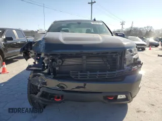 2021 Chevrolet Silverado 1500 LT Trail Boss with VIN 1GCPYFEDXMZ342045, listed as a Copart auction lot 48592785 with 51,789 mi miles and Salvage Title. Bid and sale history available at DreamBid. Image 5.