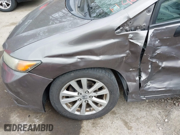 2012 Honda Civic EX with VIN 19XFB2F86CE393138, listed as a IAAI auction lot 42167608 with 176,554 mi miles and . Bid and sale history available at DreamBid. Image 6.