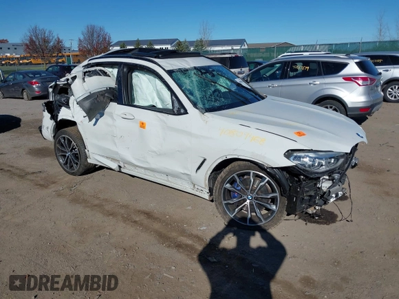2020 BMW X3 M40i with VIN 5UXTY9C07LL304627, listed as a IAAI auction lot 40809468 with 35,097 mi miles and . Bid and sale history available at DreamBid. Image 1.