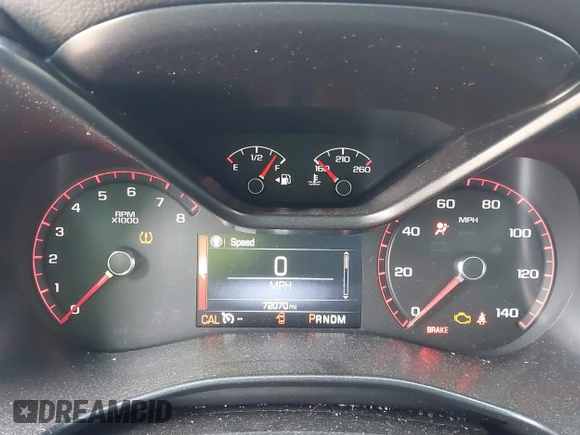 2016 GMC Canyon 4WD SLE with VIN 1GTG6CE36G1380659, listed as a IAAI auction lot 41803736 with 72,070 mi miles. Bid and sale history available at carsss.com. Image 7.