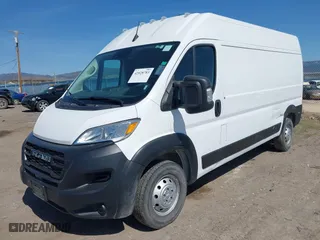 2023 Ram ProMaster Cargo Van with VIN 3C6LRVDG5PE545420, listed as a IAAI auction lot 42028783 with 37,263 mi miles. Bid and sale history available at carsss.com. Image 17.