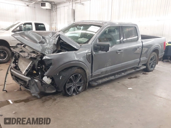 2023 Ford F-150 XL with VIN 1FTFW1ED2PFD03640, listed as a IAAI auction lot 41698031 with 47,004 mi miles. Bid and sale history available at carsss.com. Image 18.