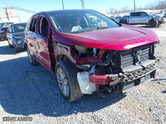 2019 Ford Edge Titanium with VIN 2FMPK3K99KBB34346, listed as a IAAI auction lot 41639398 with 87,065 mi miles. Bid and sale history available at carsss.com. Image 6.