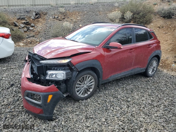 2019 Hyundai Kona SEL with VIN KM8K6CAA9KU334759, listed as a Copart auction lot 51129205 with 56,888 mi miles and Salvage Title. Bid and sale history available at carsss.com. Image 1.