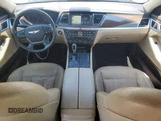 2015 Hyundai Genesis 3.8L with VIN KMHGN4JE7FU051963, listed as a Copart auction lot 67966694 with 140,222 mi miles and Clean Title. Bid and sale history available at carsss.com. Image 8.
