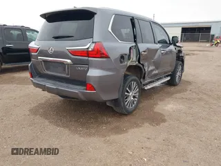 2018 Lexus LX with VIN JTJHY7AX3J4273862, listed as a IAAI auction lot 41697166 with 83,936 mi miles. Bid and sale history available at carsss.com. Image 4.