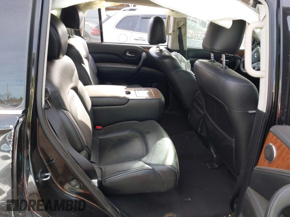 2018 Infiniti QX80 with VIN JN8AZ2NE0J9192869, listed as a IAAI auction lot 41434422 with 111,110 mi miles and . Bid and sale history available at DreamBid. Image 8.