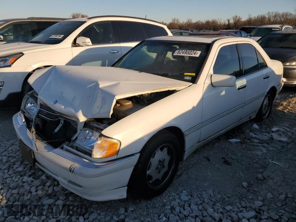 1998 Mercedes-Benz C 230/260/280/320 with VIN WDBHA23G5WA524542, listed as a Copart auction lot 82493024 with Not Provided miles and Salvage Title. Bid and sale history available at carsss.com. Image 1.