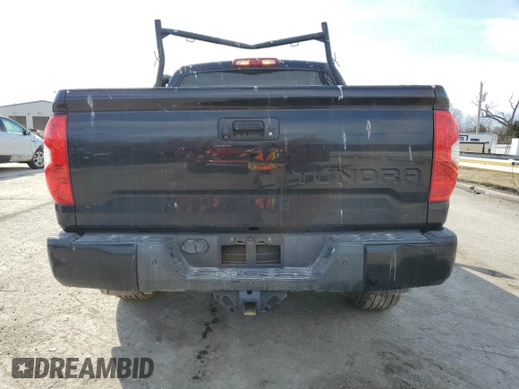 2018 Toyota Tundra 2WD SR5 with VIN 5TFEM5F18JX124954, listed as a Copart auction lot 46666015 with 101,300 mi miles and Salvage Title. Bid and sale history available at carsss.com. Image 6.