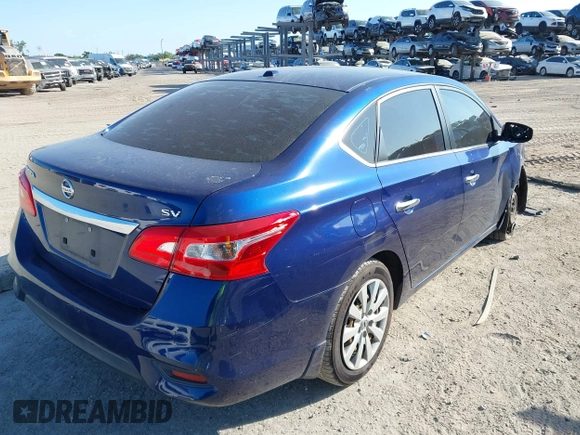 2016 Nissan Sentra SV with VIN 3N1AB7AP0GY245600, listed as a IAAI auction lot 42058185 with 154,160 mi miles and . Bid and sale history available at DreamBid. Image 4.