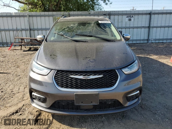 2022 Chrysler Pacifica Limited with VIN 2C4RC1GGXNR215860, listed as a Copart auction lot 52531315 with 12,831 mi miles and Salvage title. Bid and sale history available at DreamBid. Image 5.