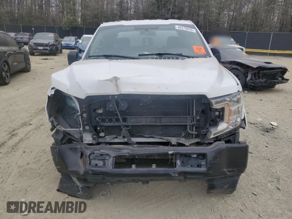 2018 Ford F-150 XL with VIN 1FTEX1C56JKE81831, listed as a Copart auction lot 46578855 with 60,577 mi miles and Salvage Title. Bid and sale history available at carsss.com. Image 5.