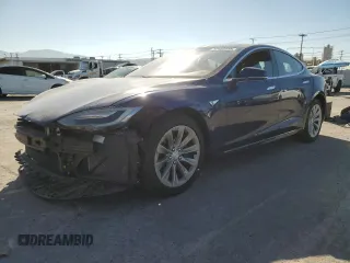 2016 Tesla Model S 70 with VIN 5YJSA1E14GF160066, listed as a Copart auction lot 62452545 with 79,860 mi miles and Salvage title. Bid and sale history available at DreamBid. Image 1.