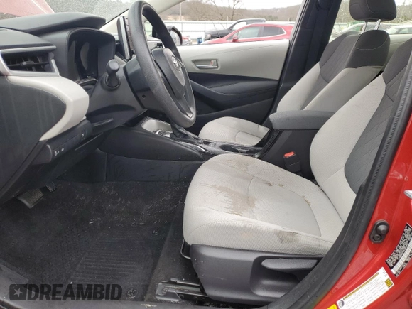 2021 Toyota Corolla Hybrid LE with VIN JTDEAMDE9MJ003897, listed as a Copart auction lot 47861925 with 64,693 mi miles and Salvage Title. Bid and sale history available at carsss.com. Image 7.