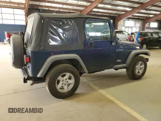 2002 Jeep Wrangler SE with VIN 1J4FA29PX2P749203, listed as a Copart auction lot 53604045 with 152,410 mi miles and Clean Title. Bid and sale history available at carsss.com. Image 3.