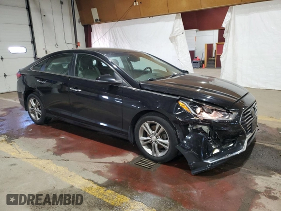 2018 Hyundai Sonata SEL with VIN 5NPE34AF7JH653663, listed as a Copart auction lot 50638425 with 84,538 mi miles and Salvage Title. Bid and sale history available at DreamBid. Image 4.