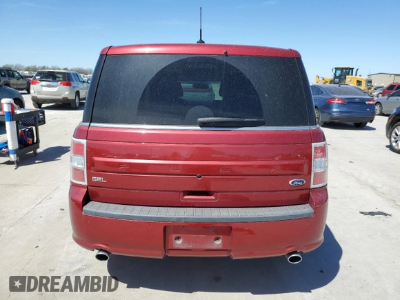 2015 Ford Flex SEL with VIN 2FMGK5C87FBA20904, listed as a Copart auction lot 48065785 with 88,209 mi miles and Salvage Title. Bid and sale history available at carsss.com. Image 6.
