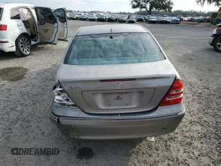 2004 Mercedes-Benz C 320 with VIN WDBRF64J24F545033, listed as a Copart auction lot 87768455 with 217,094 mi miles and Salvage Title. Bid and sale history available at DreamBid. Image 6.